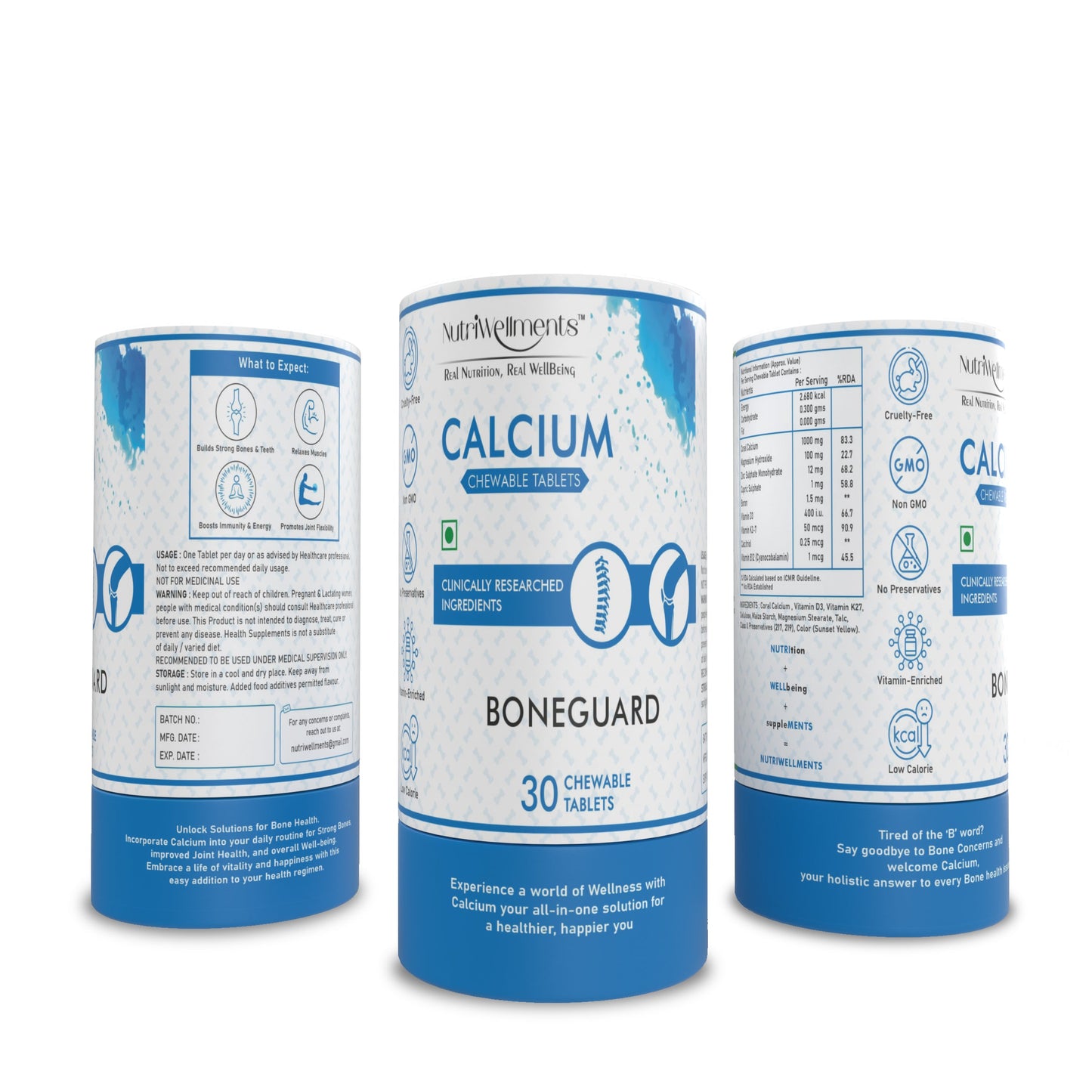 Coral Calcium Tablets (Pack of 3)